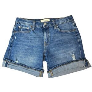 GAP Classic Medium Wash Blue Denim Shorts Medium Rise Size 2